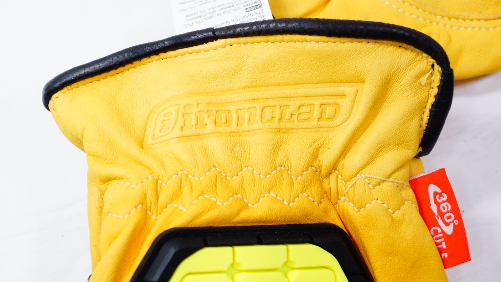 Ironclad Industrial Impact Ultimate 360 Cut Reinforced Leather Gloves Sz XL NEW