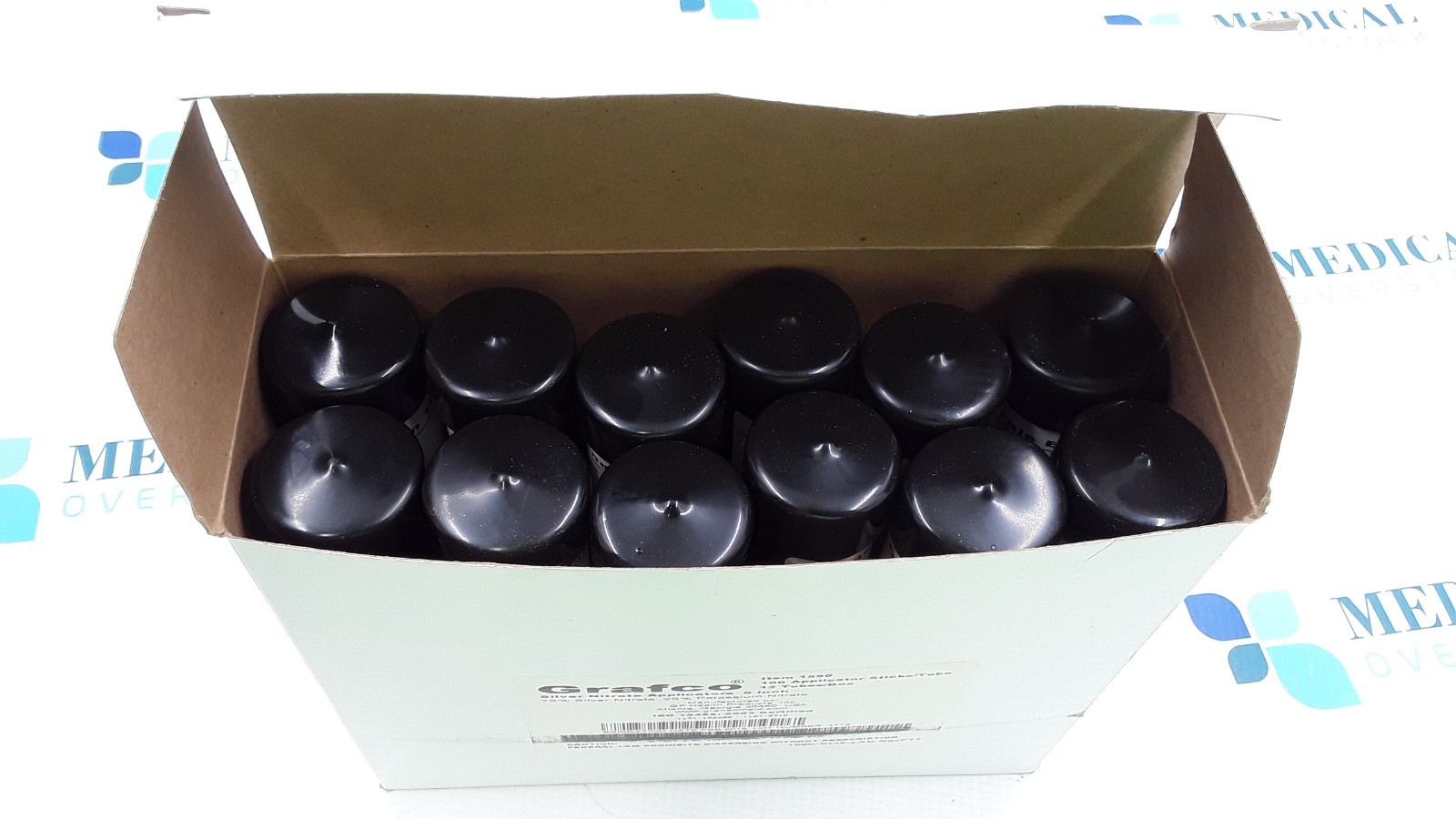 Grafco 100 Applicator 6″ Sticks/Tube 12 Tubes/box Item 1590 Expired.