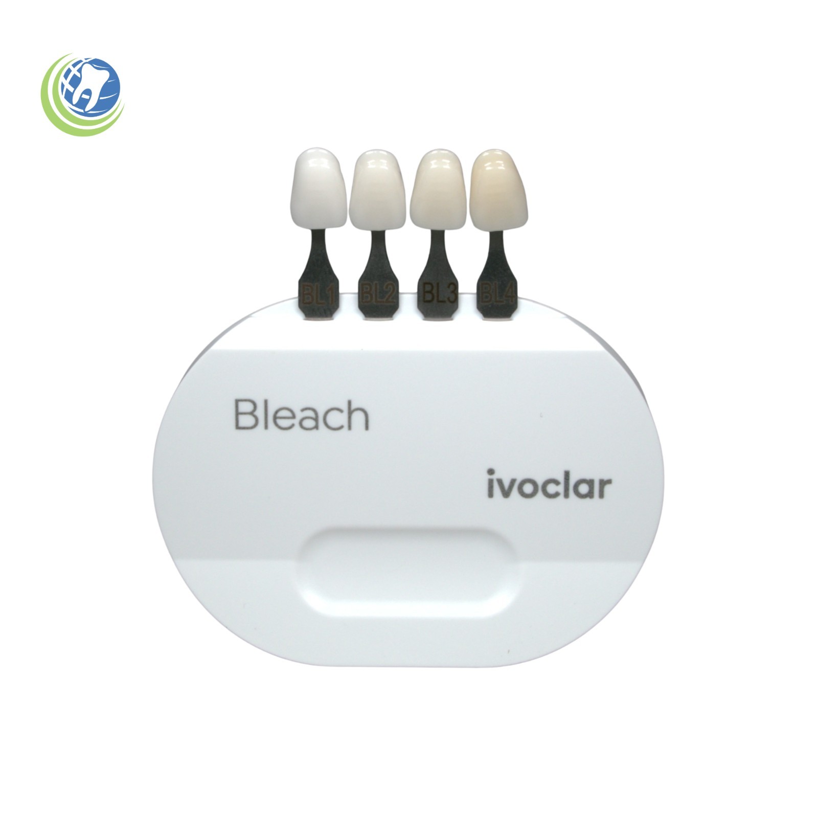 Ivoclar A-D Dental Bleach Whitening Shade Guide BL1 to BL4 628605