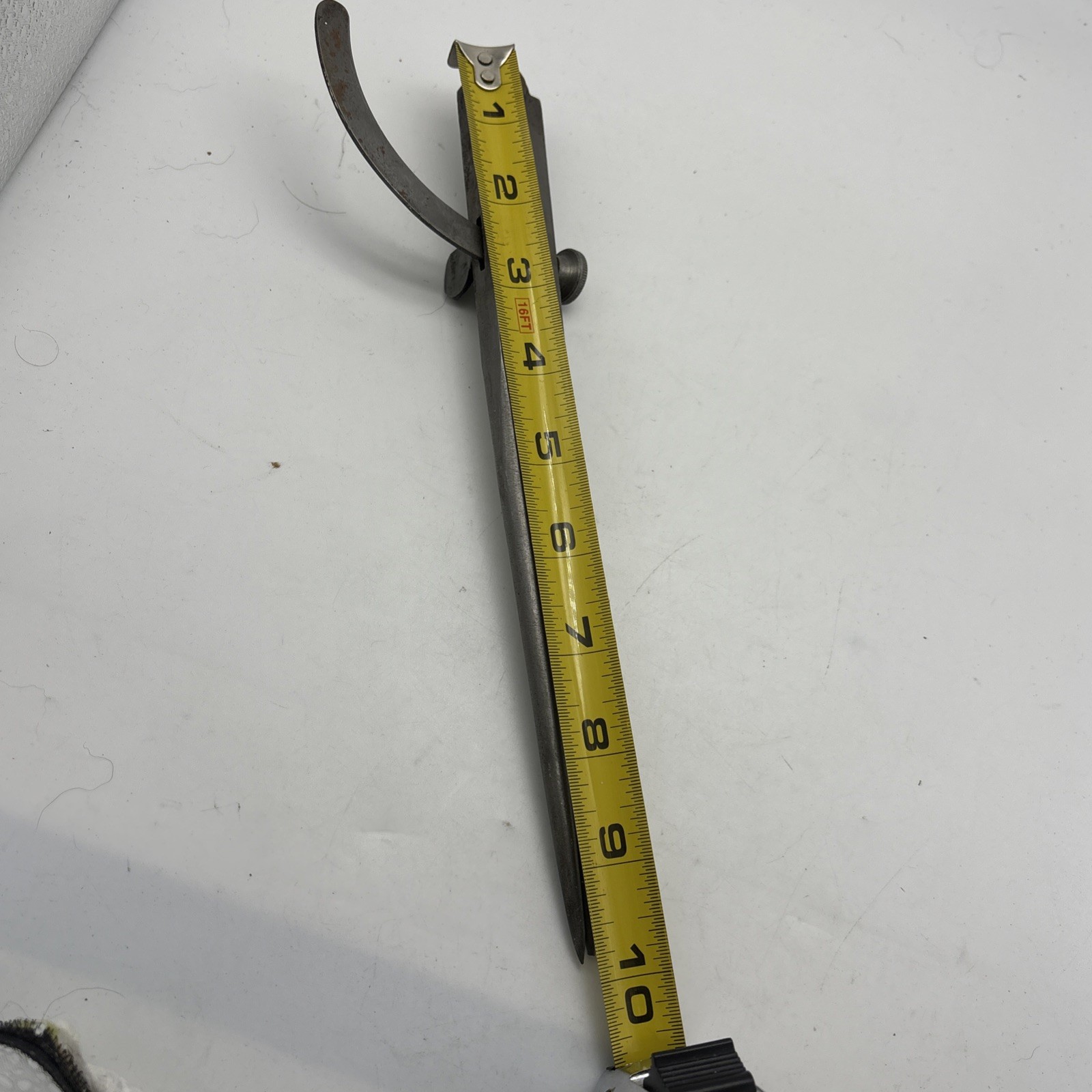 Antique 1920s Wing Divider Caliper WM Johnson Newark NJ Tempered Steel Tool