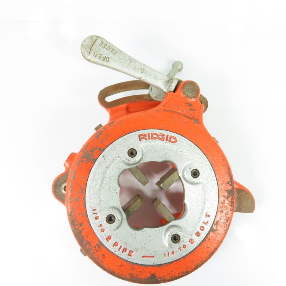 Ridgid 811A Pipe Threader Universal Die Head 1/8″ to 2″ Pipe 5/8 11 UNC