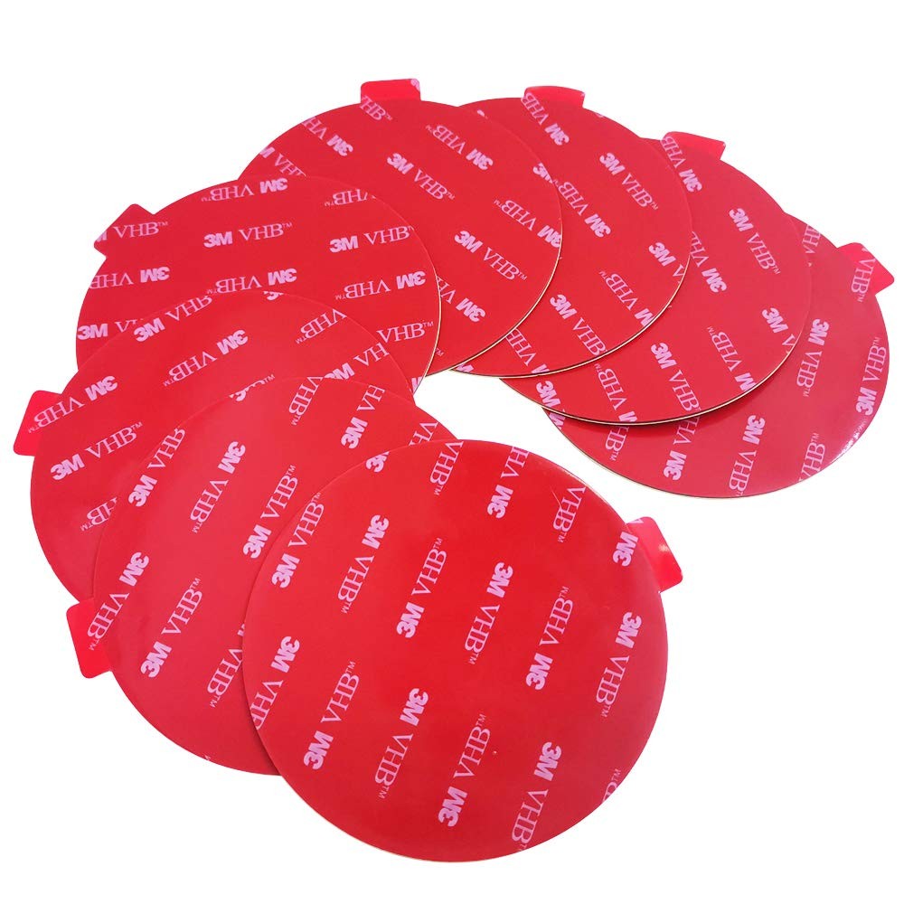 8 Pack Large Double Sided Foam Adhesive Tape Pads,3.15 Inch Round 3 M VH B St…