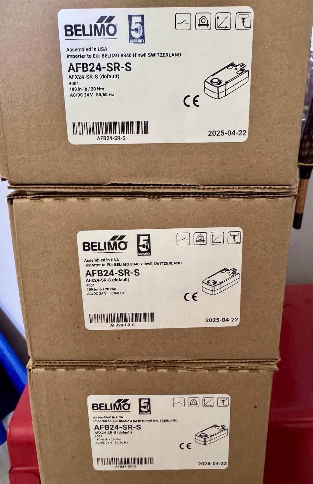 BELIMO AFB24-SR-S -BRAND NEW – Fail Safe Actuator – MODULATING