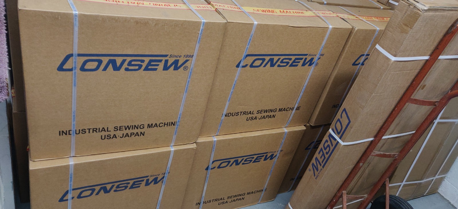 CONSEW 7360RB-2 Sewing Machine + Table + Servo Motor “FREE SHIPPING”