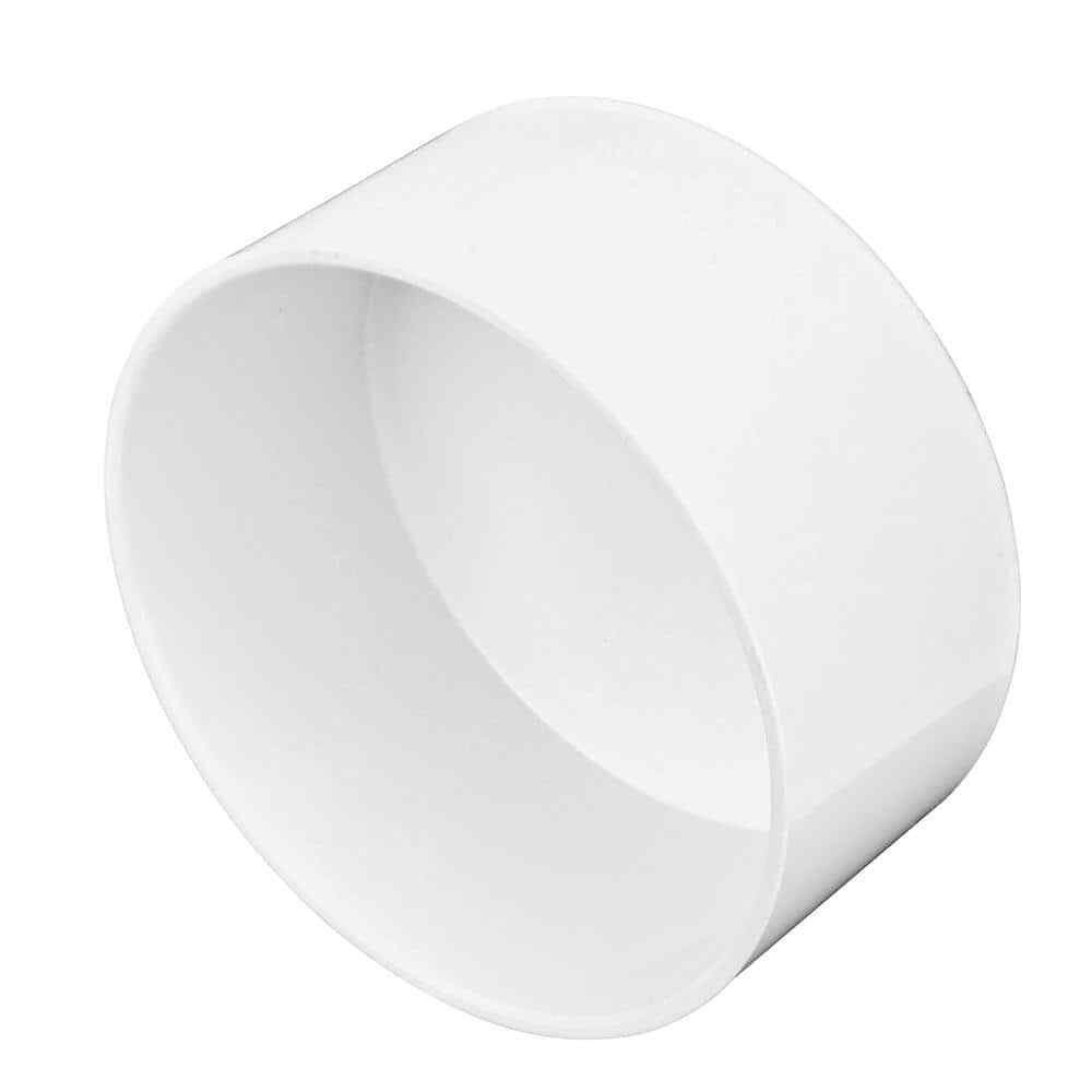 NDS PVC S&D Cap, 6 in.