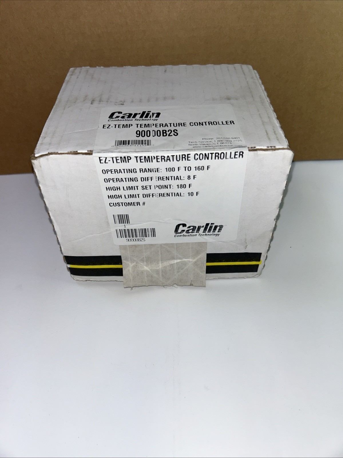 CARLIN 90000B2S Bock Residential Temperature Range Service Pak – Dual limit