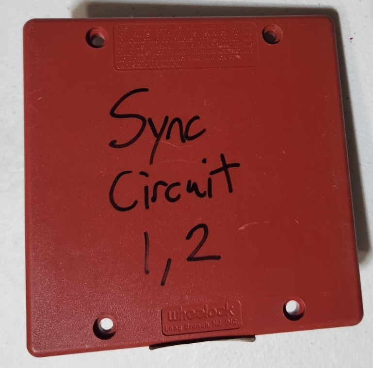 EATON Wheelock DSM-12/24 Dual Sync Fire Alarm Module Red w/Warranty Free Ship