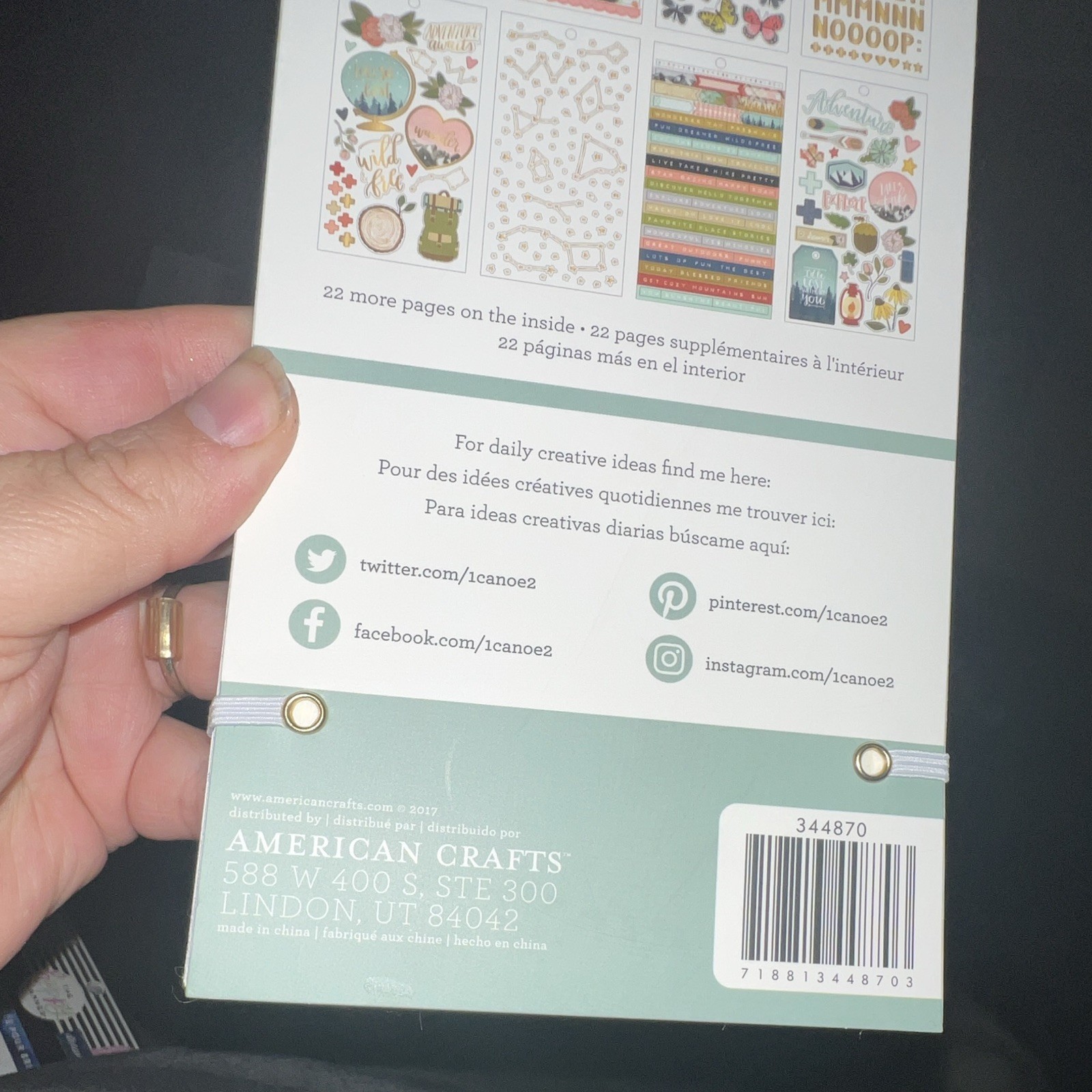Happy Planner Adventure awaits BIG Sticker Book 30 Pages 1519 Pieces NEW
