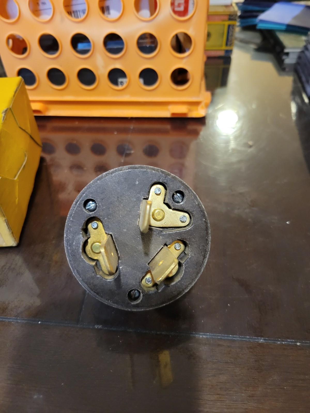 Vintage Hubbell 7513 3 Wire 50 Amp 125/250 V Ac Or DC Plug