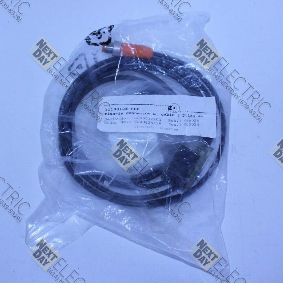 Lumberg, RST5-3-VB1A-1-1-226/2, 3 Pin 3p Valve Cordset Cable Connector Male Plug