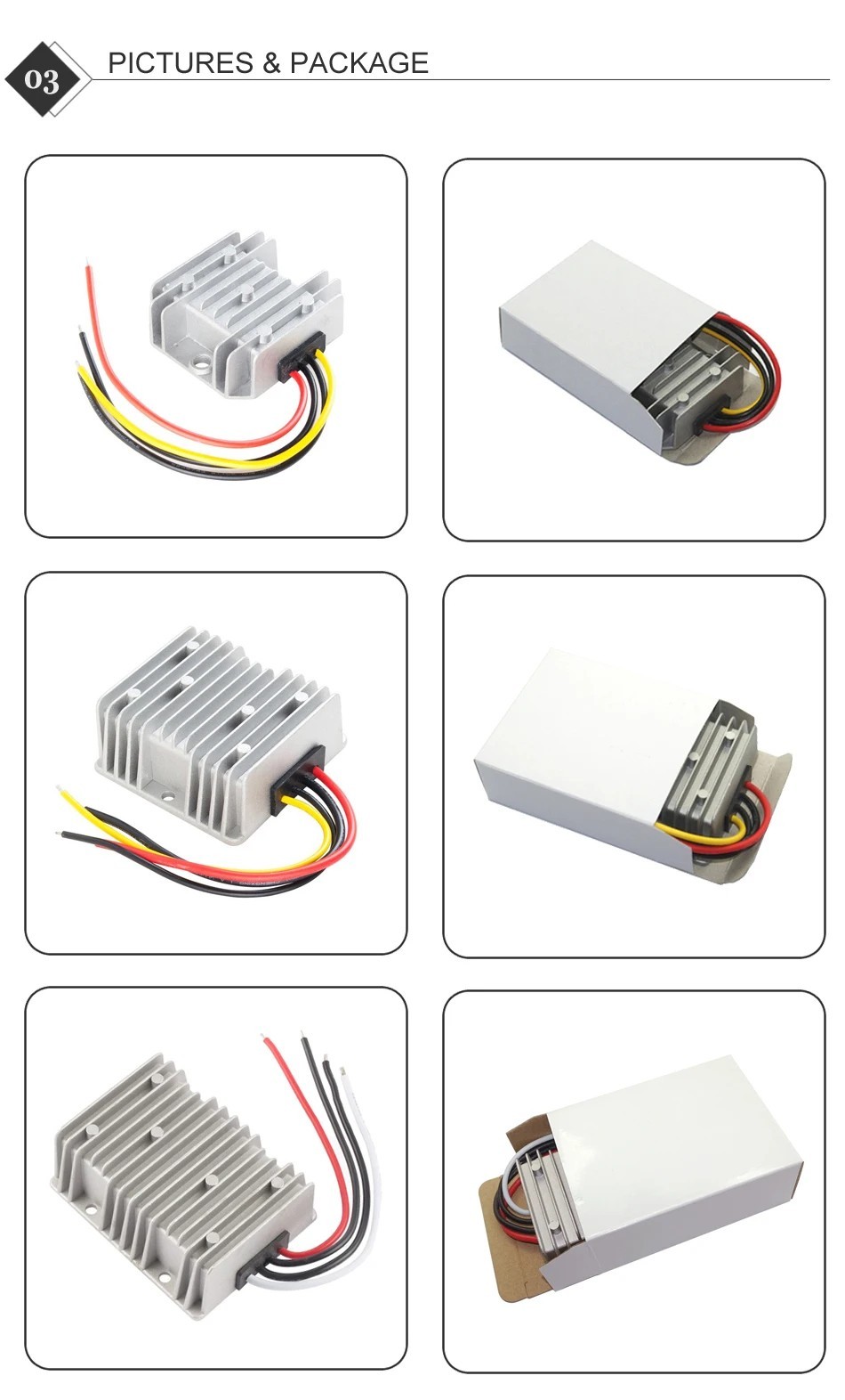 Boost Buck Converter DC 8-40V-DC 12V 13.8V Solar Voltage Stabilizer Regulator