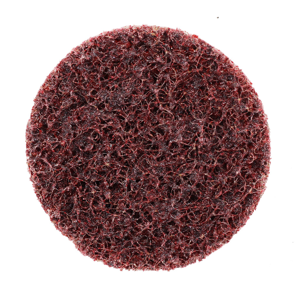 200 Pack – 2″ Roloc Surface Conditioning Discs Medium Red Quick Change Prep Pads
