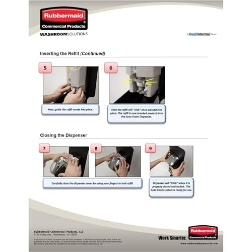Rubbermaid Moisturizing Foam Hand Soap Refill 37.2 Fl Oz Green Seal Certified