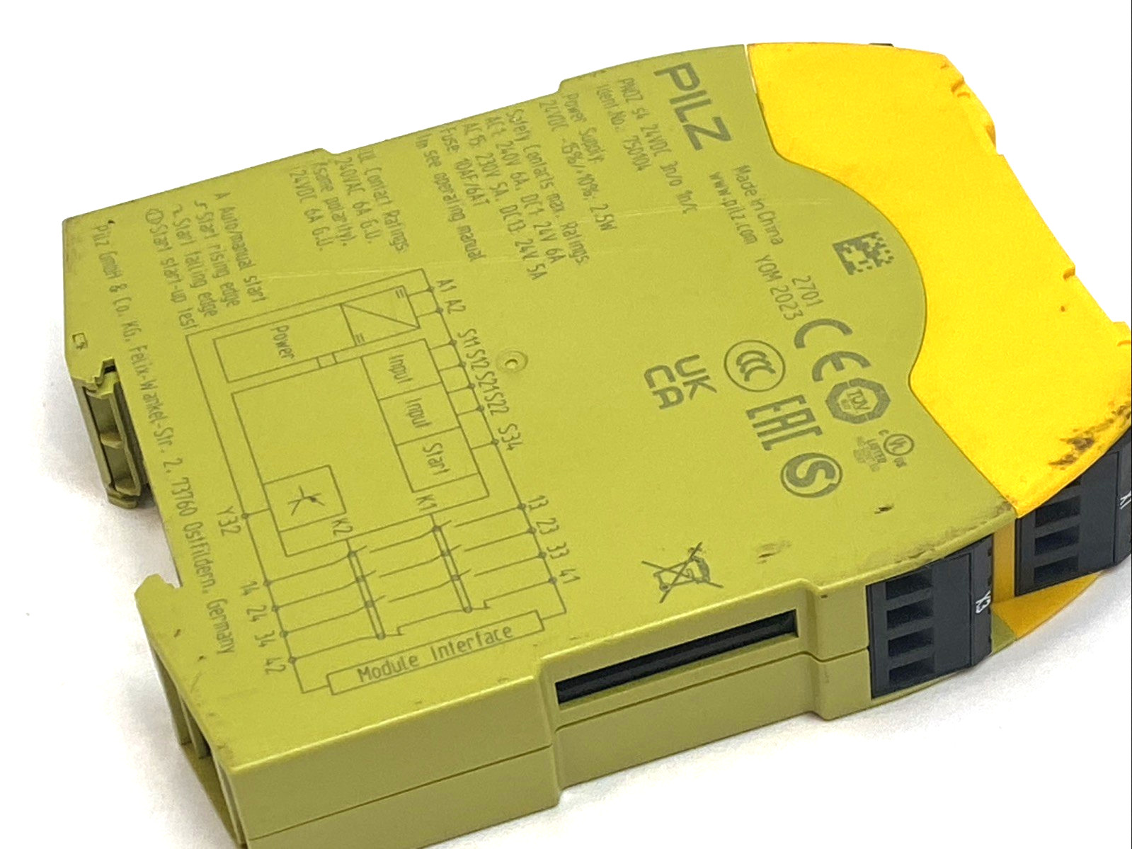 Pilz PNOZ s4 24VDC 3n/o 1n/c Standalone Sigma Safety Relay 750104