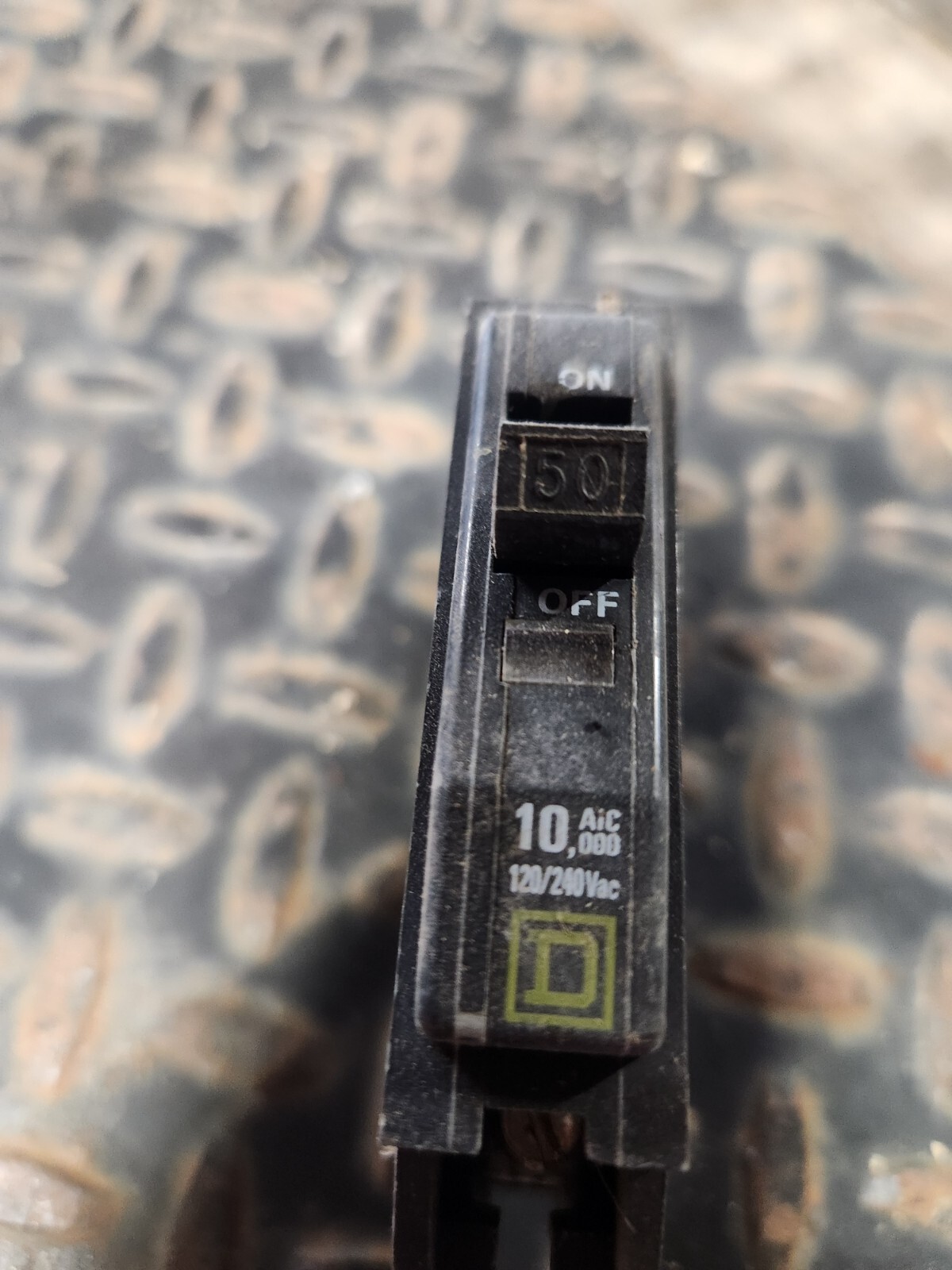 Qo 50 Amp Single-pole Circuit Breaker One-pole 120/240 V Non-Neutral Square D