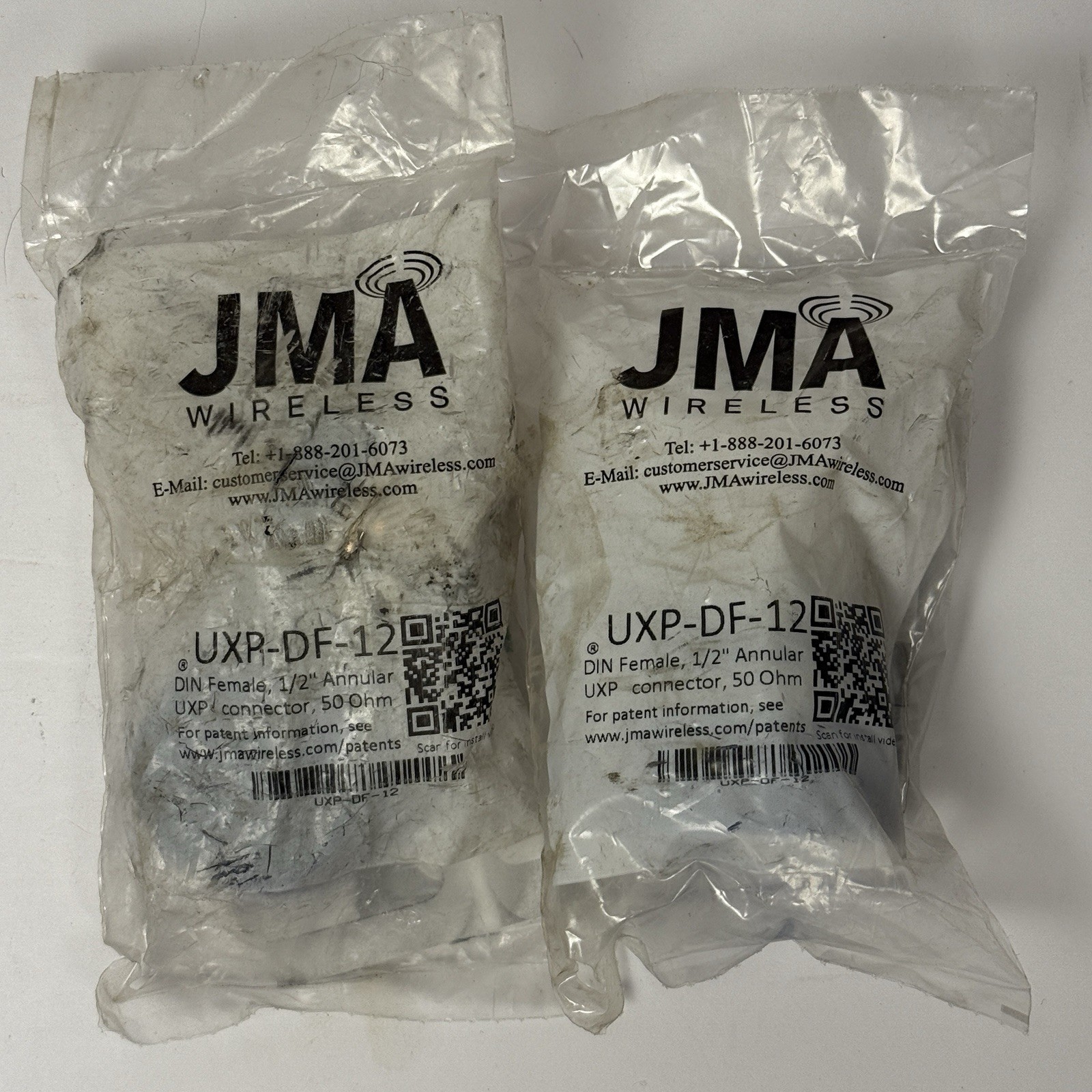 UXP-DF-12 JMA 7-16 DIN Female Straight Conn for 1/2 in Annular Cable (Lot of 10)
