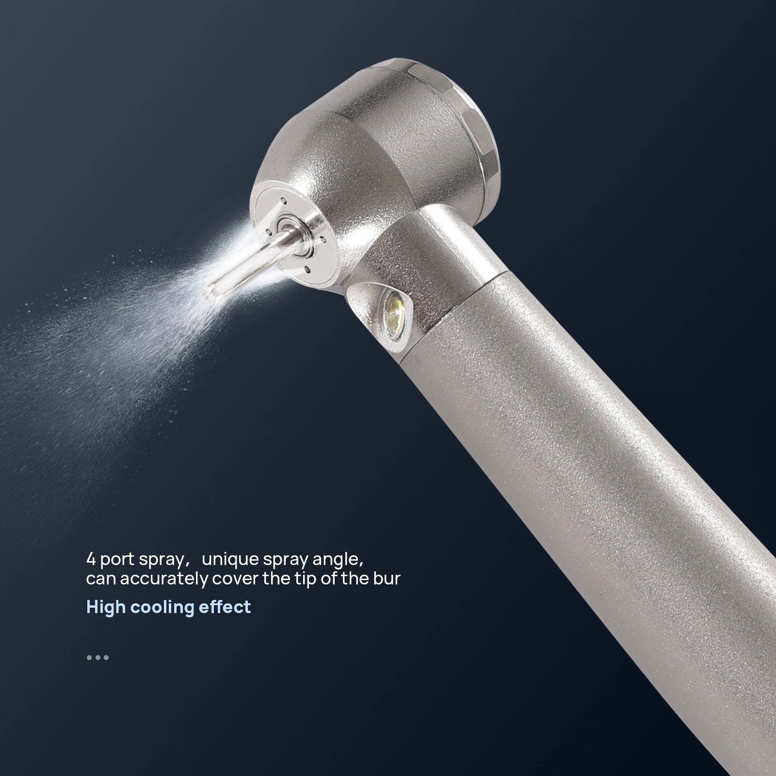 NSK Style LED E-generator Dental High Speed Handpiece Fiber Optic Turbine 4Hole
