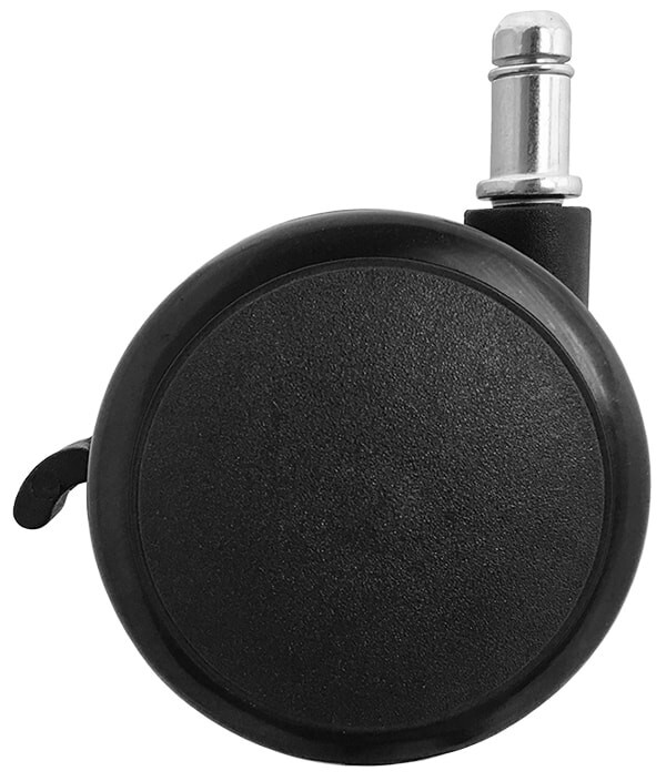 Extra Large 3″ Heavy Duty Hard Floor Chair Casters w/ Brake – Set of 5 – S5113-5