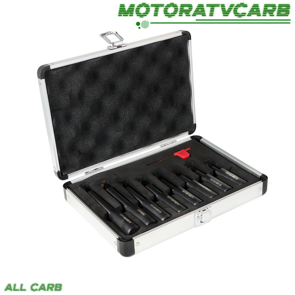 ALL-CARB 8Pcs 3/4″ Shank Indexable Boring Bars 90 Degree Round Shank Boring Bars