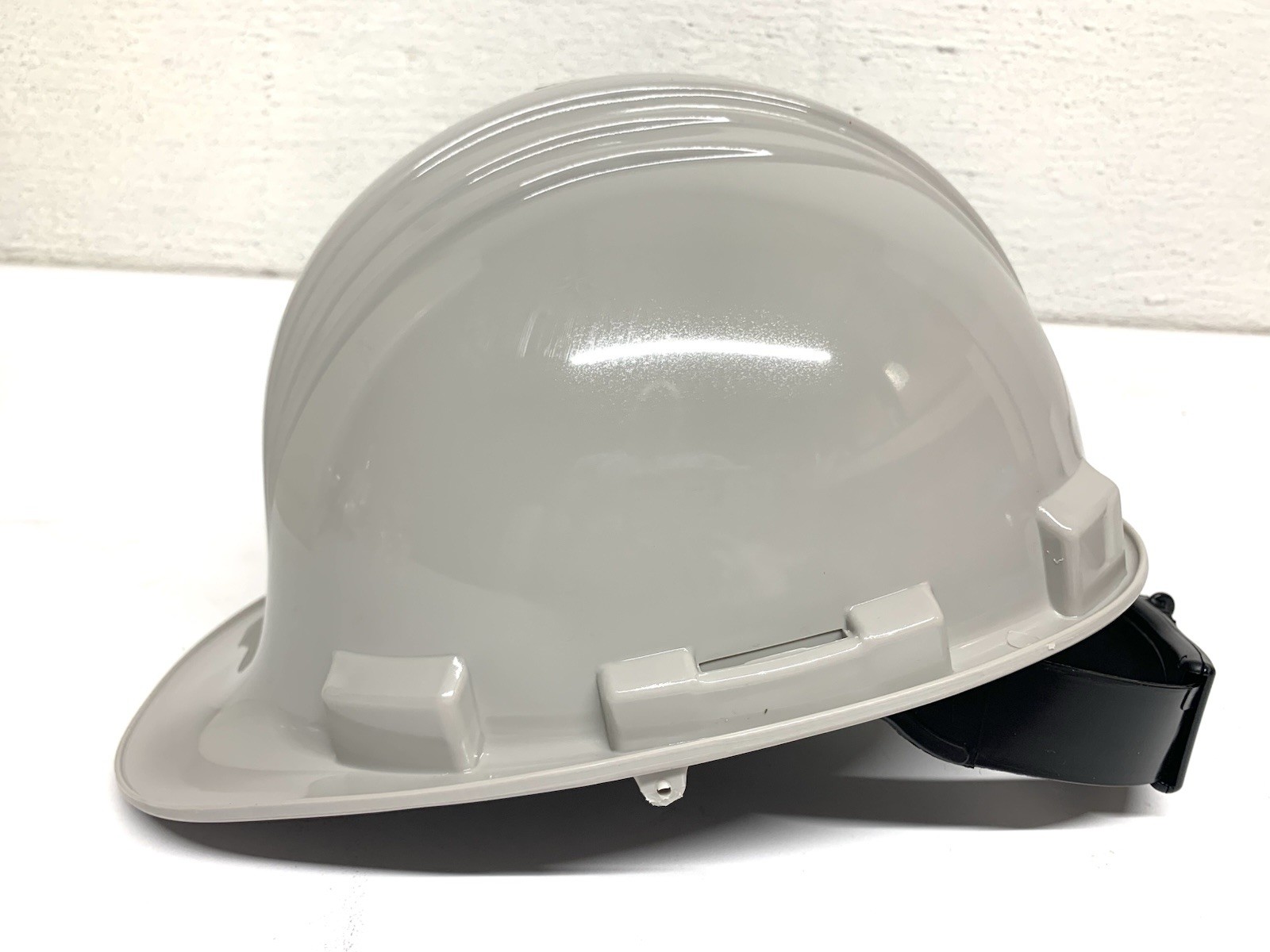 Honeywell North Gray Hard Hat Type 1 Class E 4pt Suspension A79 Front Brim