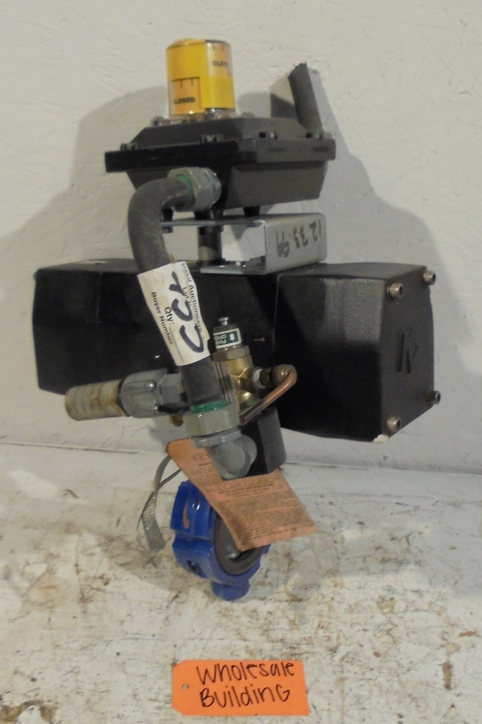 KEYSTONE PNEUMATIC ACTUATOR 020-790-301, 3″ BUTTERFLY, WESTLOCK MONITOR 4040