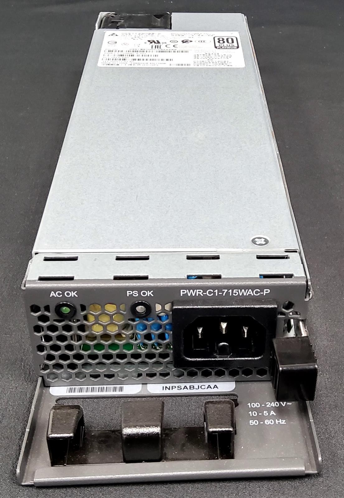 Cisco PWR-C1-715WAC-P 715W Power Supply for 9300 Series Switches
