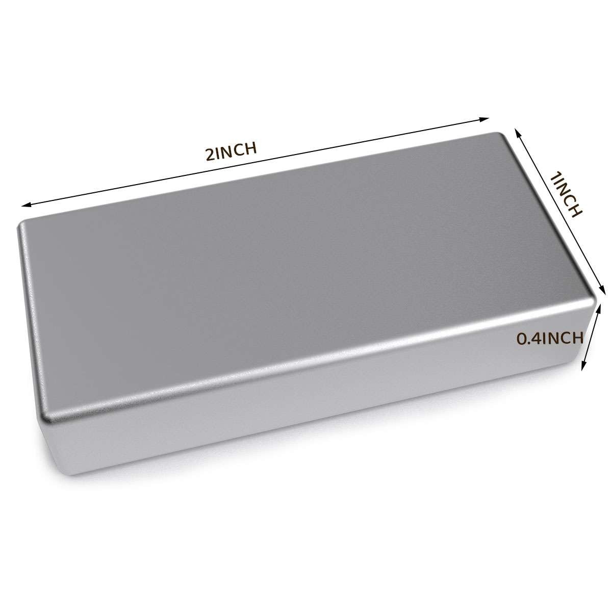 10X Magnets Super Strong N52 Neodymium Large Block Magnet 2″x1″x3/8″ Rare Earth