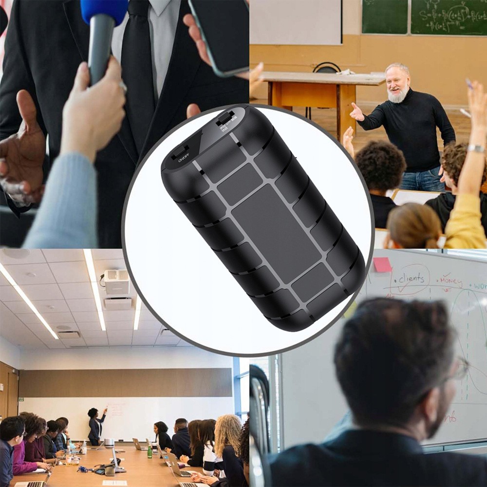 64GB Portable Voice Activated Recorder for Lectures & Meetings, Audio Recording
