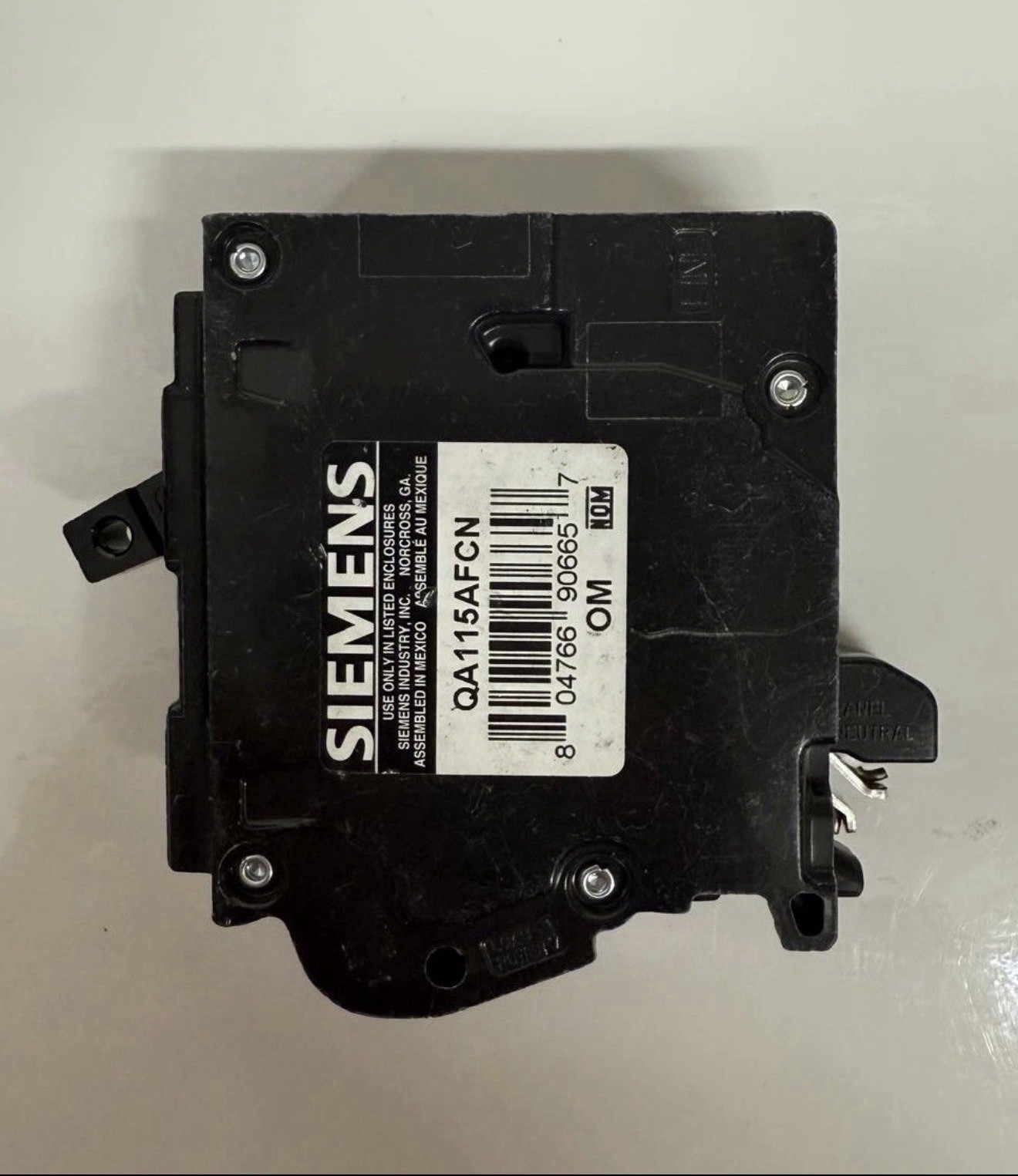 10 PCS SIEMENS QA115AFCN 15A AFCI PLUG ON NEUTRAL