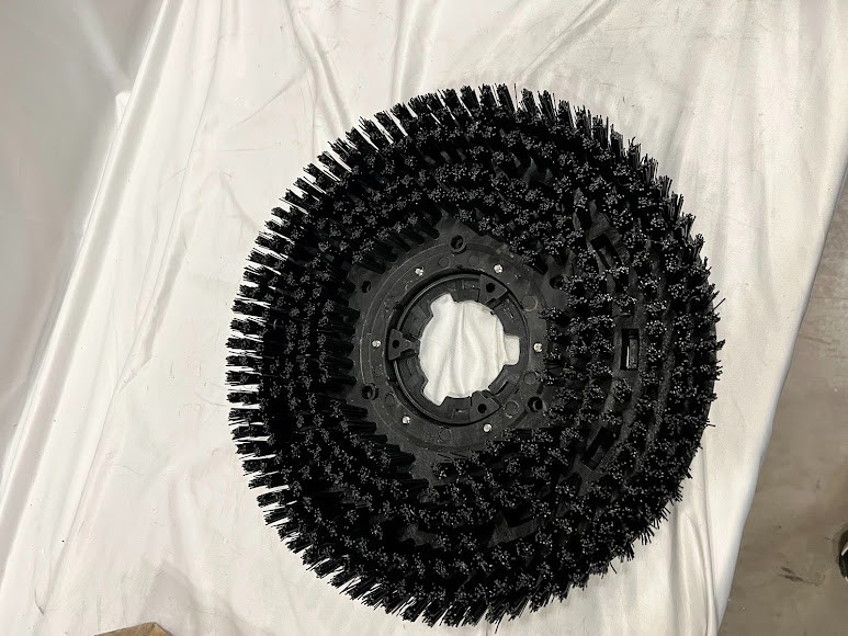 Lavex Black Nylon Floor Scrubbing Brush for 17″ Rotary Floor Machines