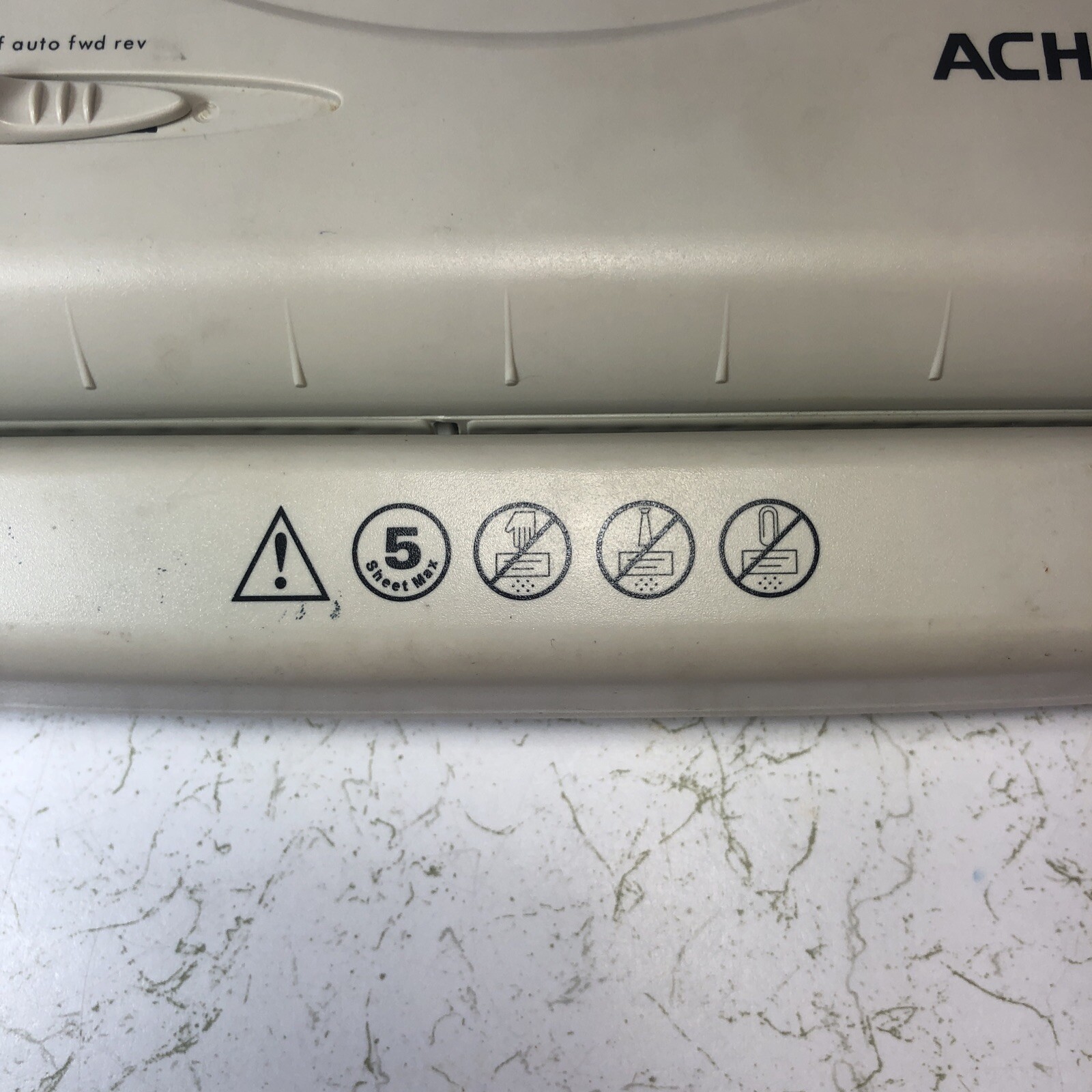 Achiever Portable Paper Shredder Model PS-012 / 16230 Office Home Product