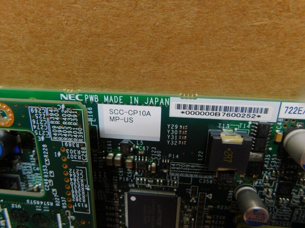 NEC SCC-CP10A Univerge Phone System Processor CPU Card