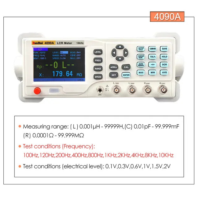 Digital LCR Meter Capacitance Resistance Impedance Inductance Measure Instrument