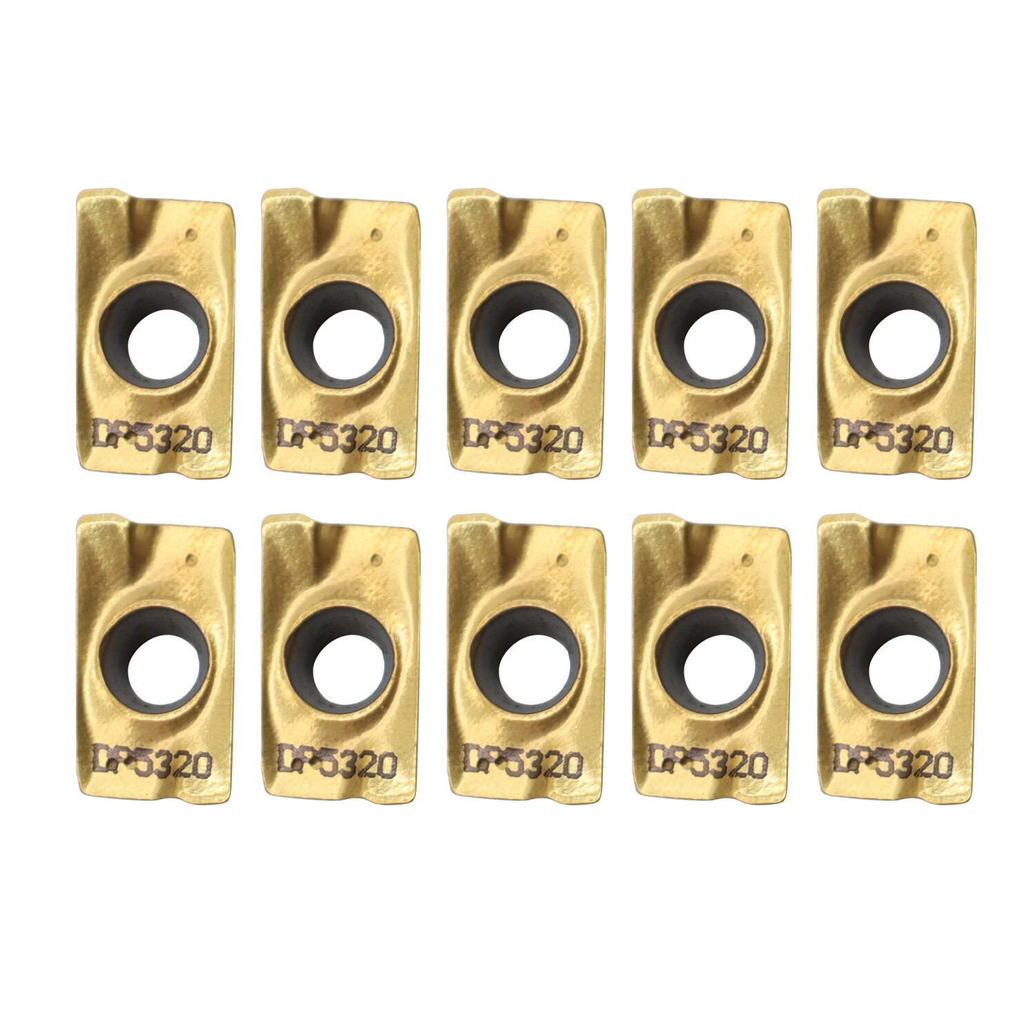 10Pc Carbide Insert Face End Mill Shell Cutter R8 FMB22 Arbor 400R APMT1604 50MM