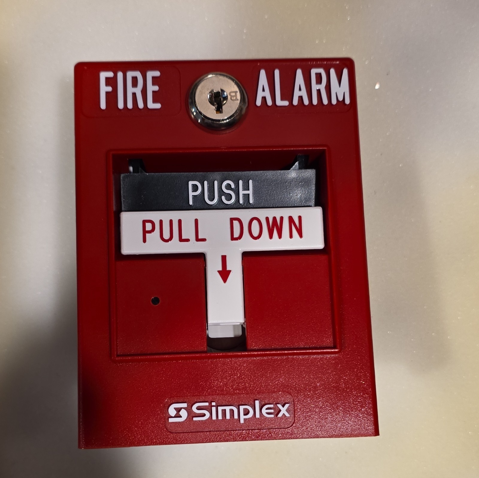 Simplex 4099-9006 Addressable Manual Pull Station Fire Alarm Push/Pull Down