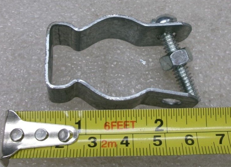 T & B 6H1 B GALVANIZED STEEL HANGERS 3/4″ W/BOLT & NUT BOX OF 100 PCS #188A