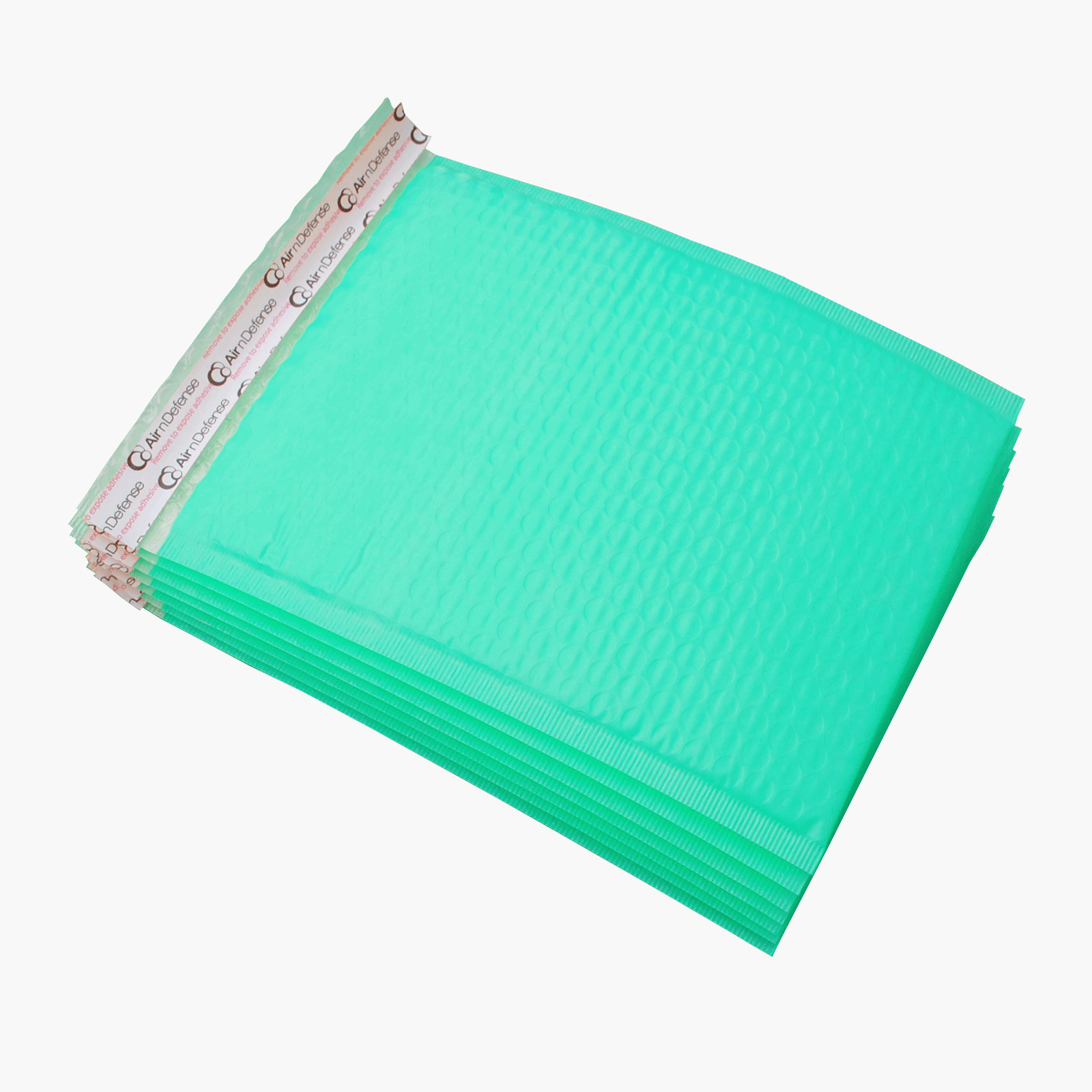 AirnDefense 1000 #0 6.5X10″ Green Poly Bubble Mailers Shipping Padded Envelope