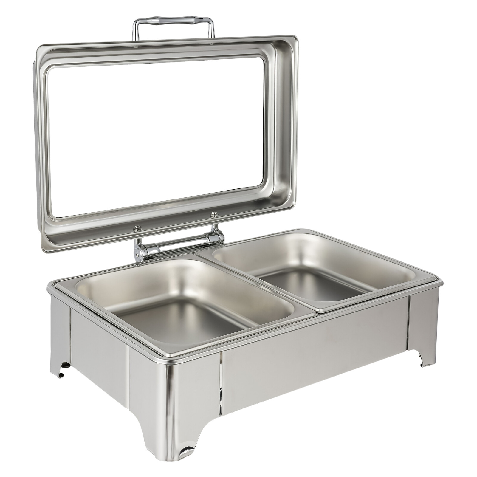 400W Electric Chafing Dish Buffet Catering Server Stainless Steel Food Warmer