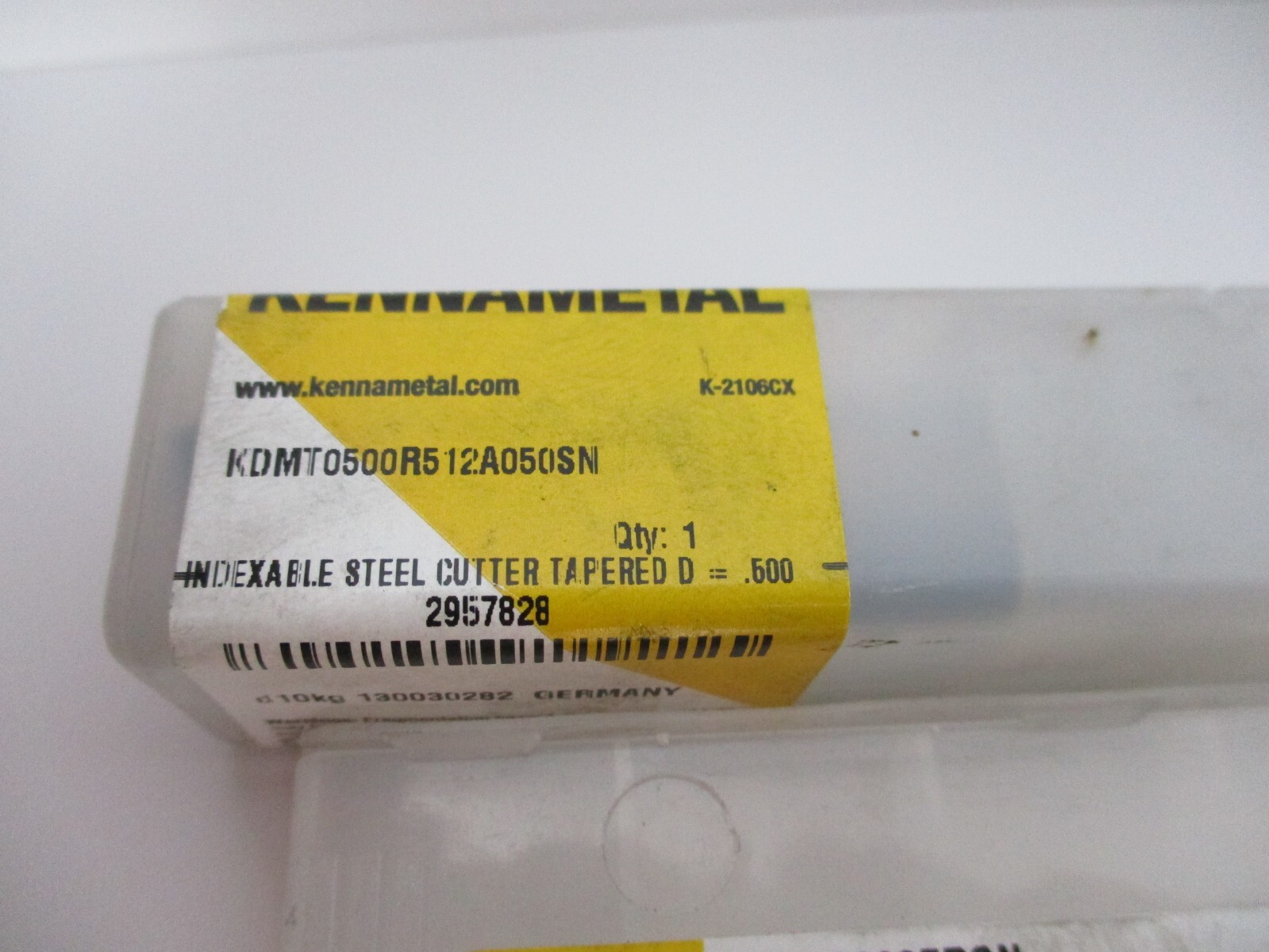 New Inserts Kennametal Flat Bottom Back Draft Tool Ball Nose Finisher Machinist