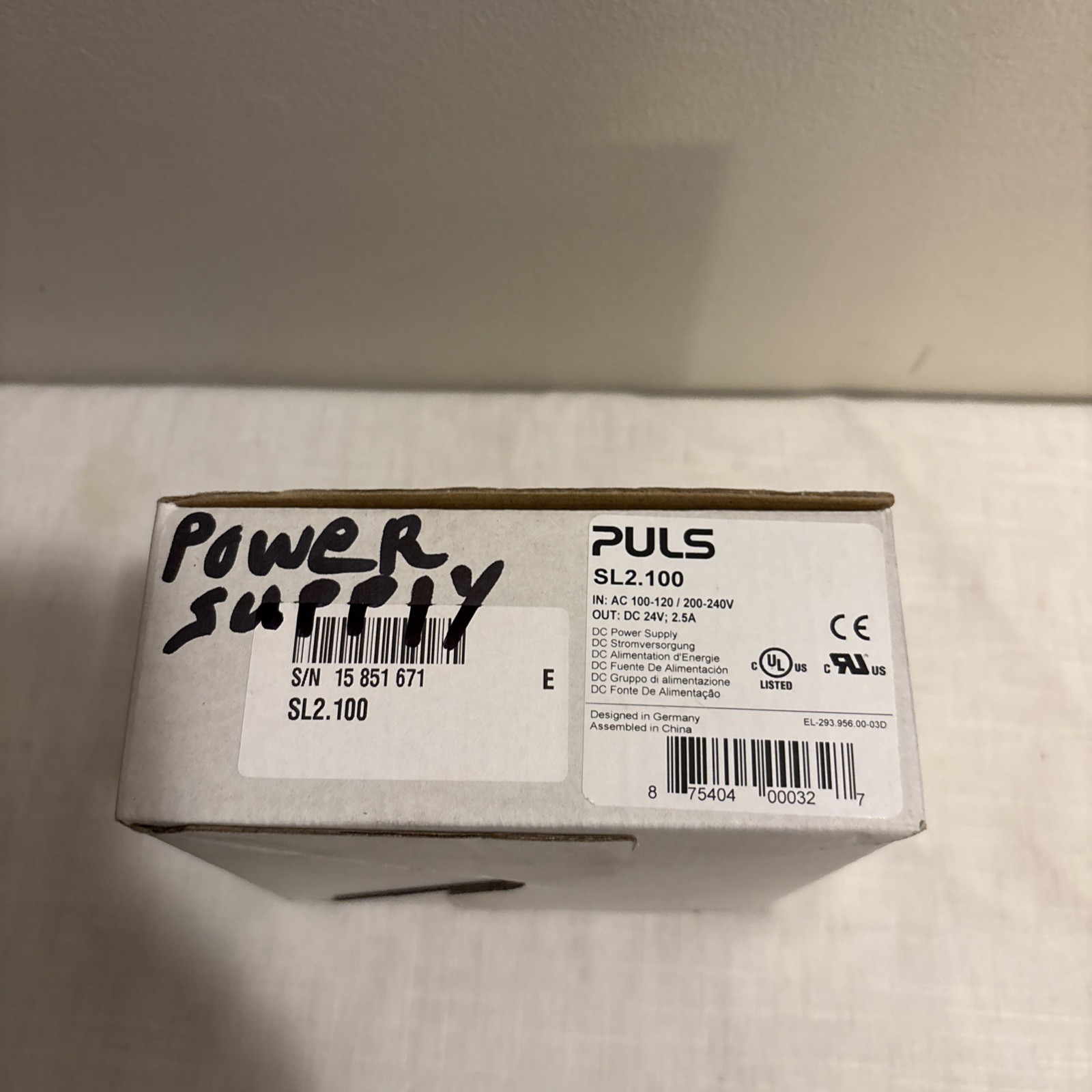 PULS SL2.100 Power Supply