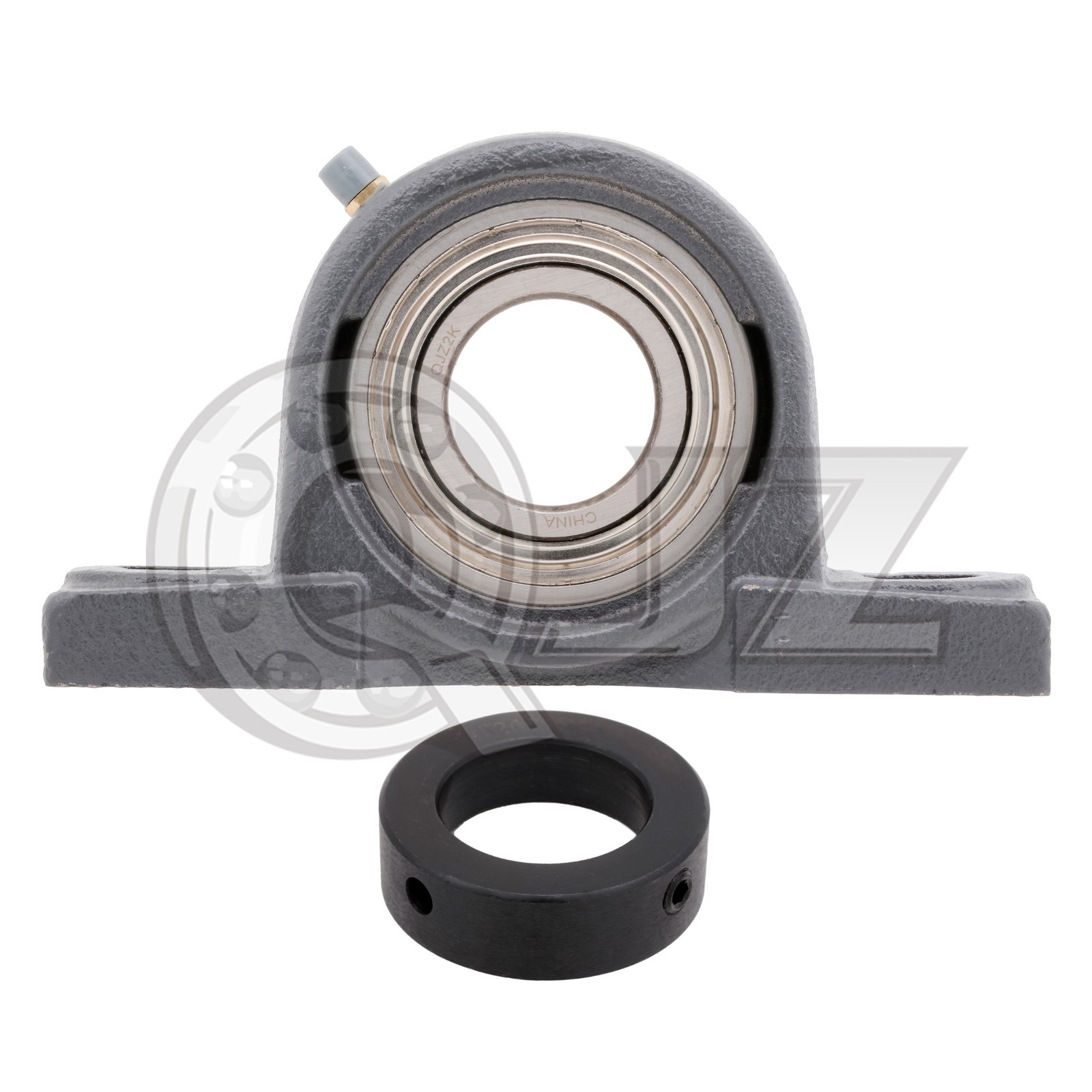 [2-Pack] SAP205-14 Cast Iron Pillow Block Bearing Housed Unit [7/8 in Bore]