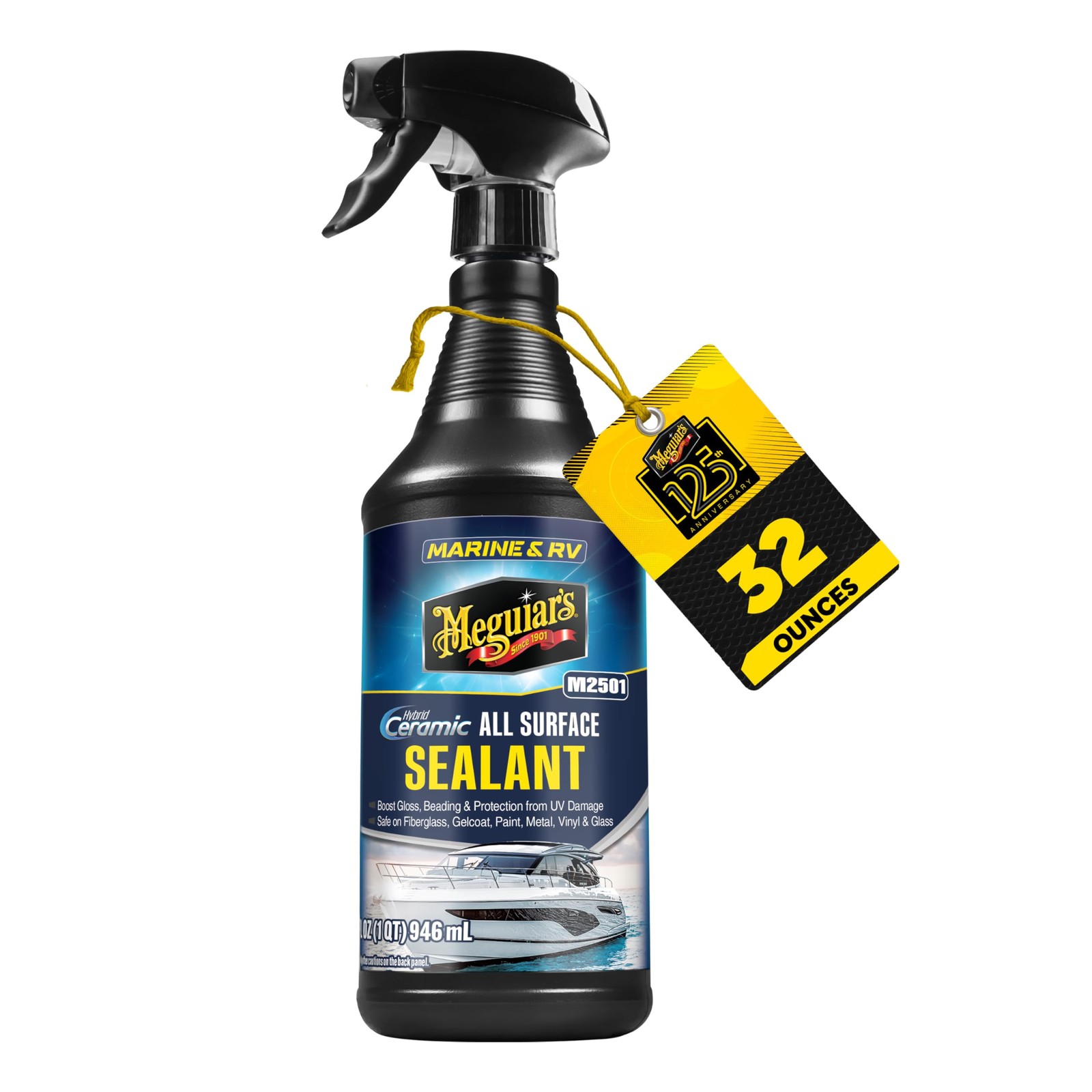 Meguiar’s Marine & RV Hybrid Ceramic All Surface Sealant 32 Fl Oz (Pack of 1)