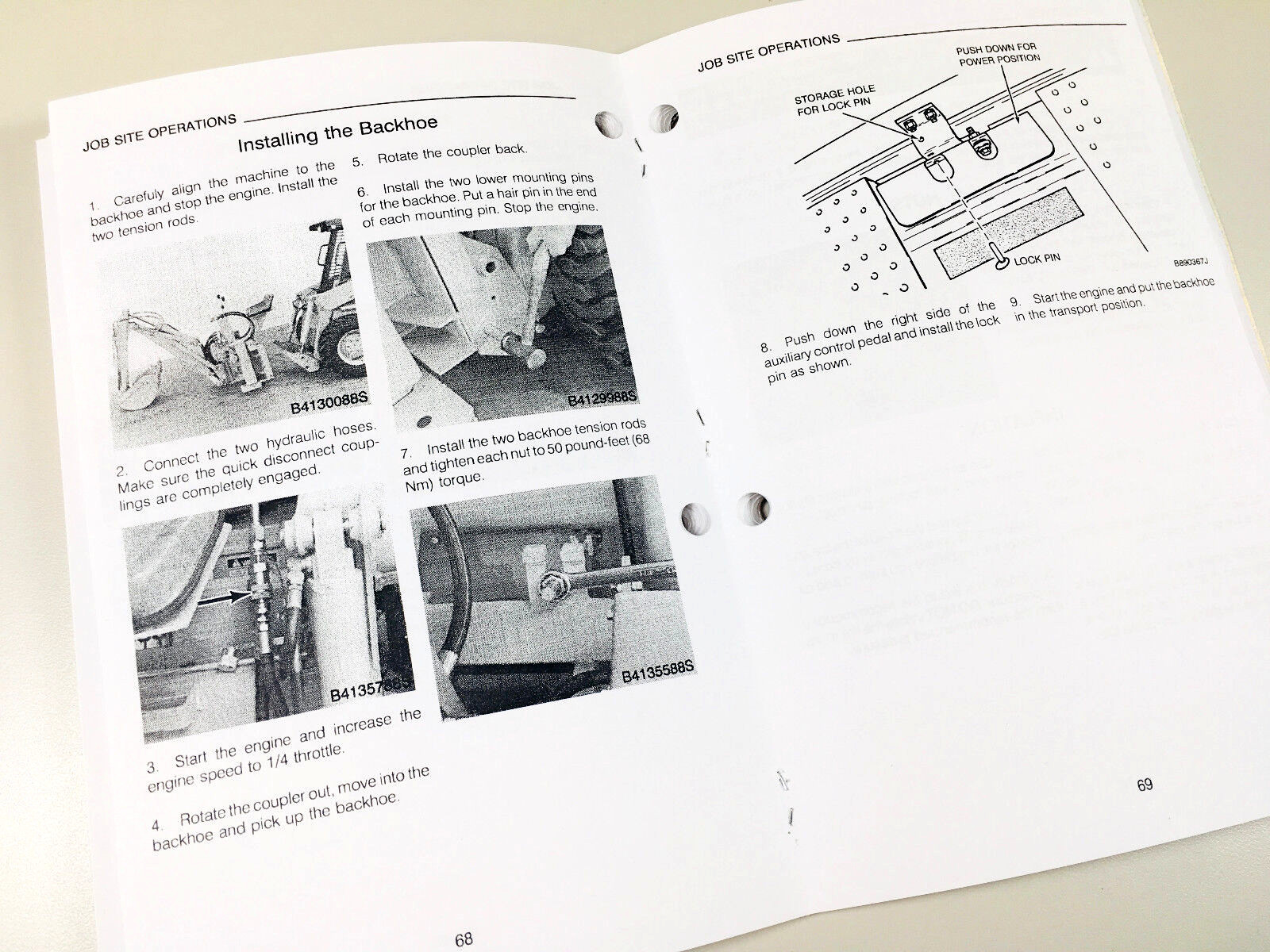 Case 1840 Uni-Loader Skid Steer Owners Operators Manual Loader Maintenance