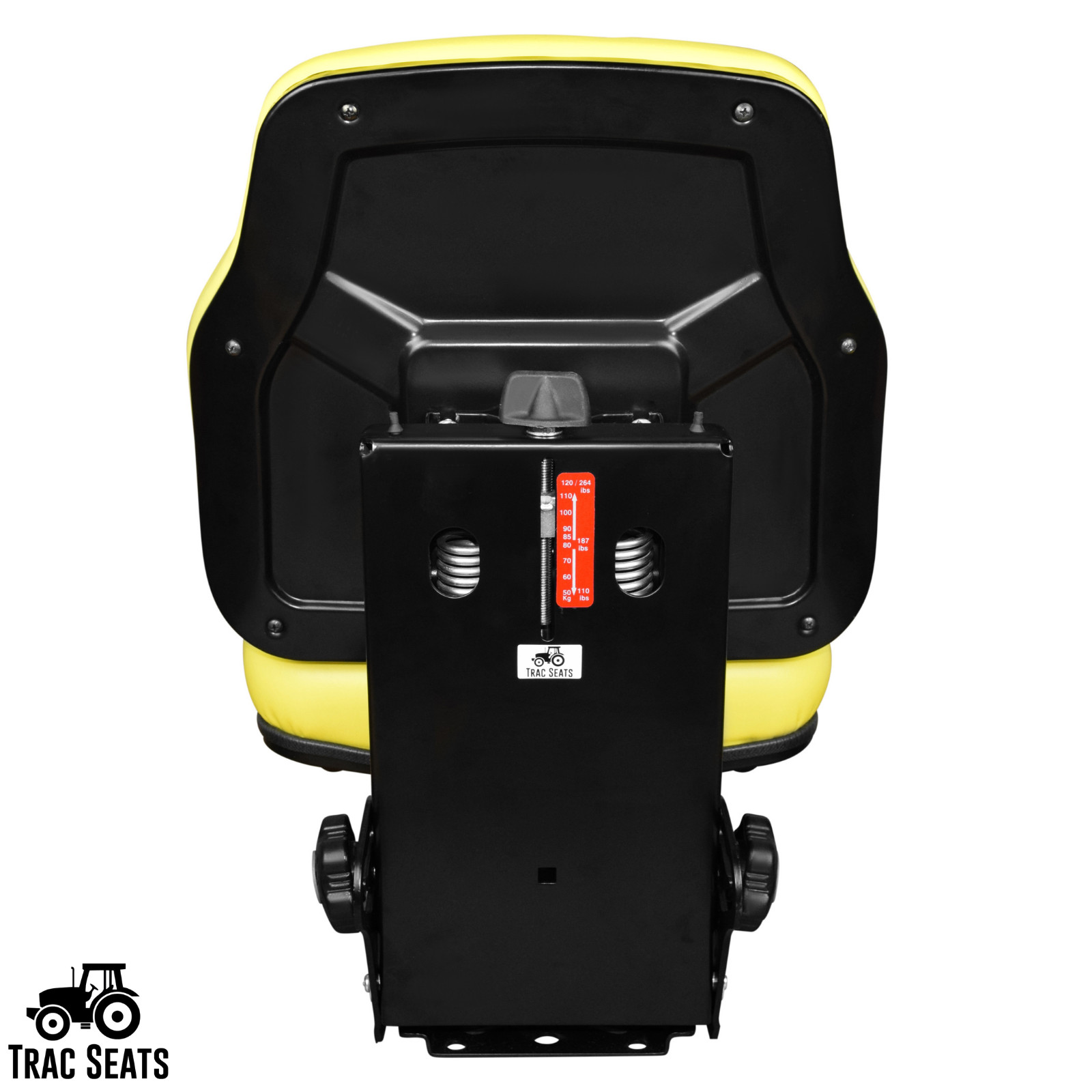 Trac Seats Suspension Seat w/ Armrests for John Deere Tractors