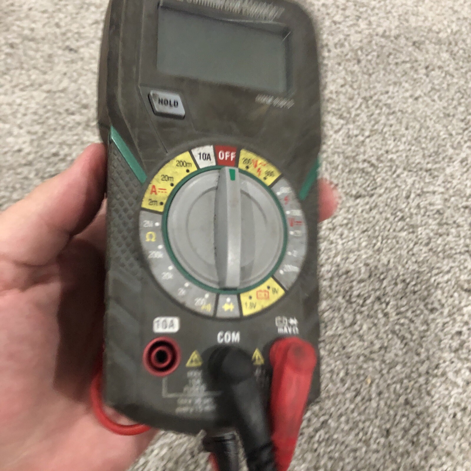 CE Manual-Ranging Digital Multimeter (MMM-8301S) With Wires