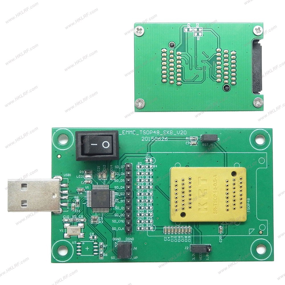 EMMC BGA153/BGA169 EMMC BGA162/BGA186/BGA221 series socket 3in1 data recovery
