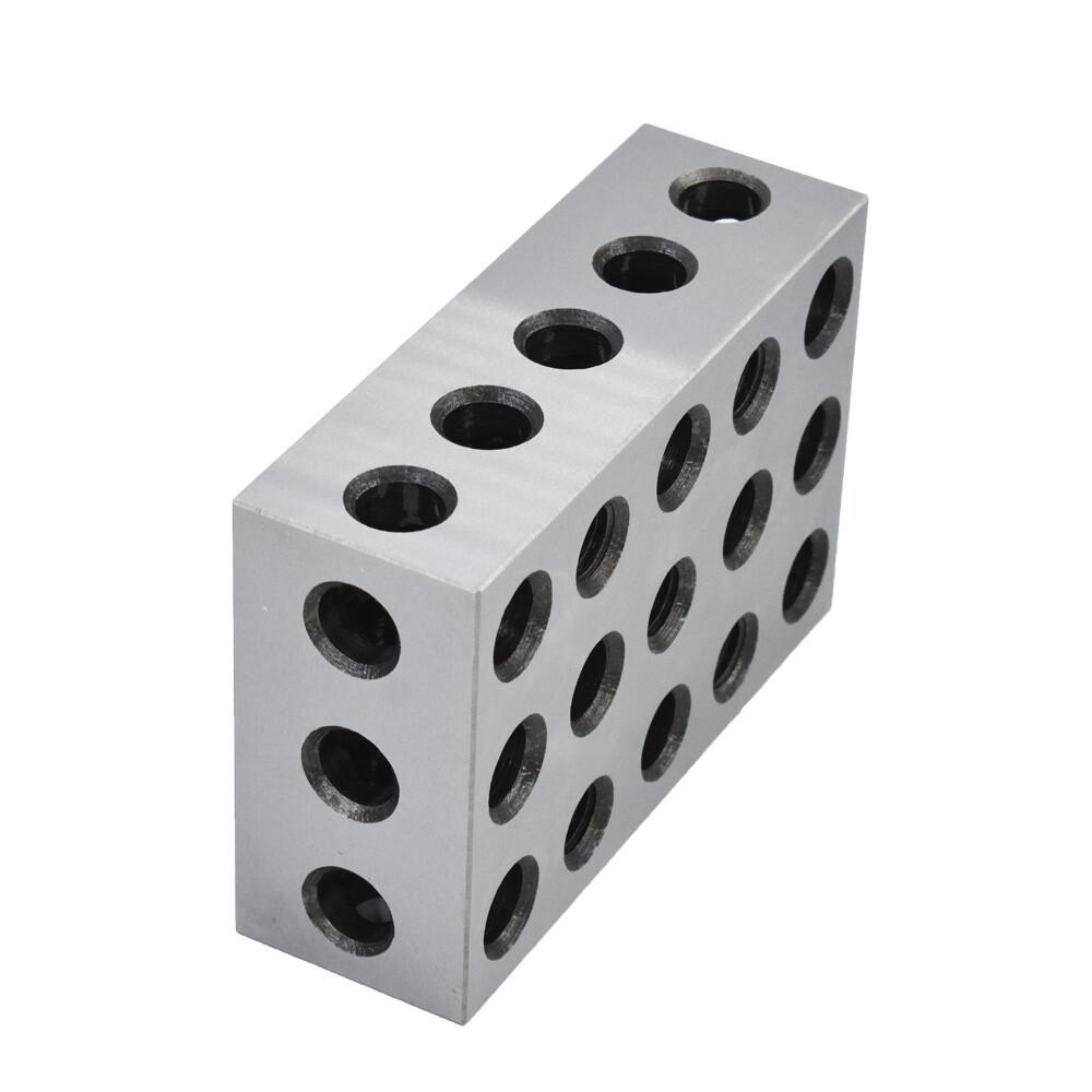 1 Pair 2-4-6 Blocks 23 Holes Matched Ultra Precision .0002″ Machinist 246 Jig