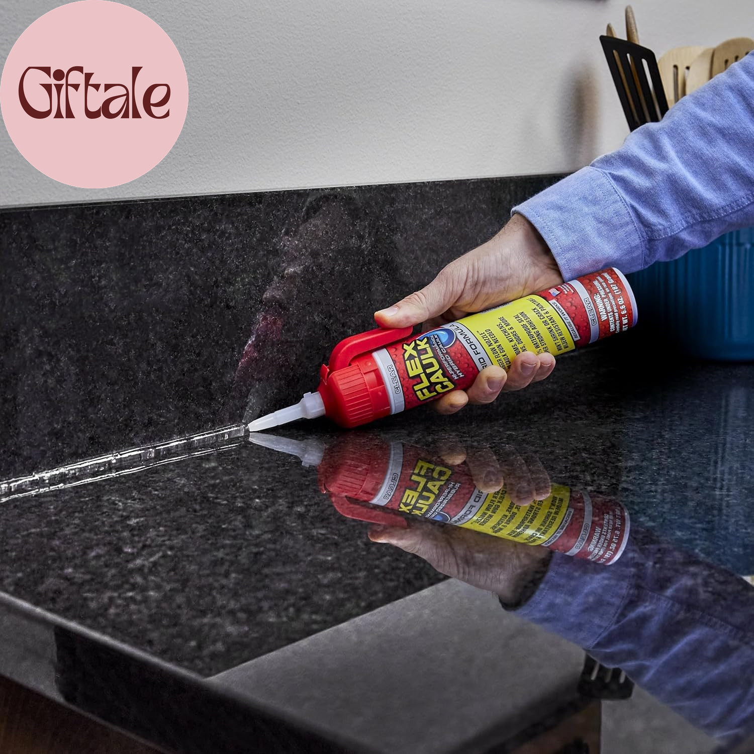 Flex Caulk, Waterproof & Weatherproof Hybrid Polymer Sealant, Strong, Paintable,