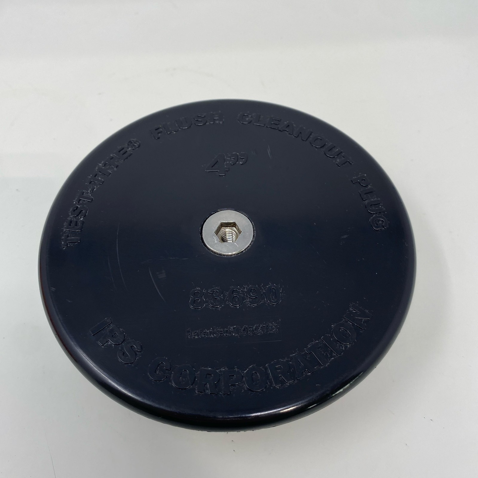 Test-Tite 4in Flush Mechanical Cleanout Repair Plug Black 83690