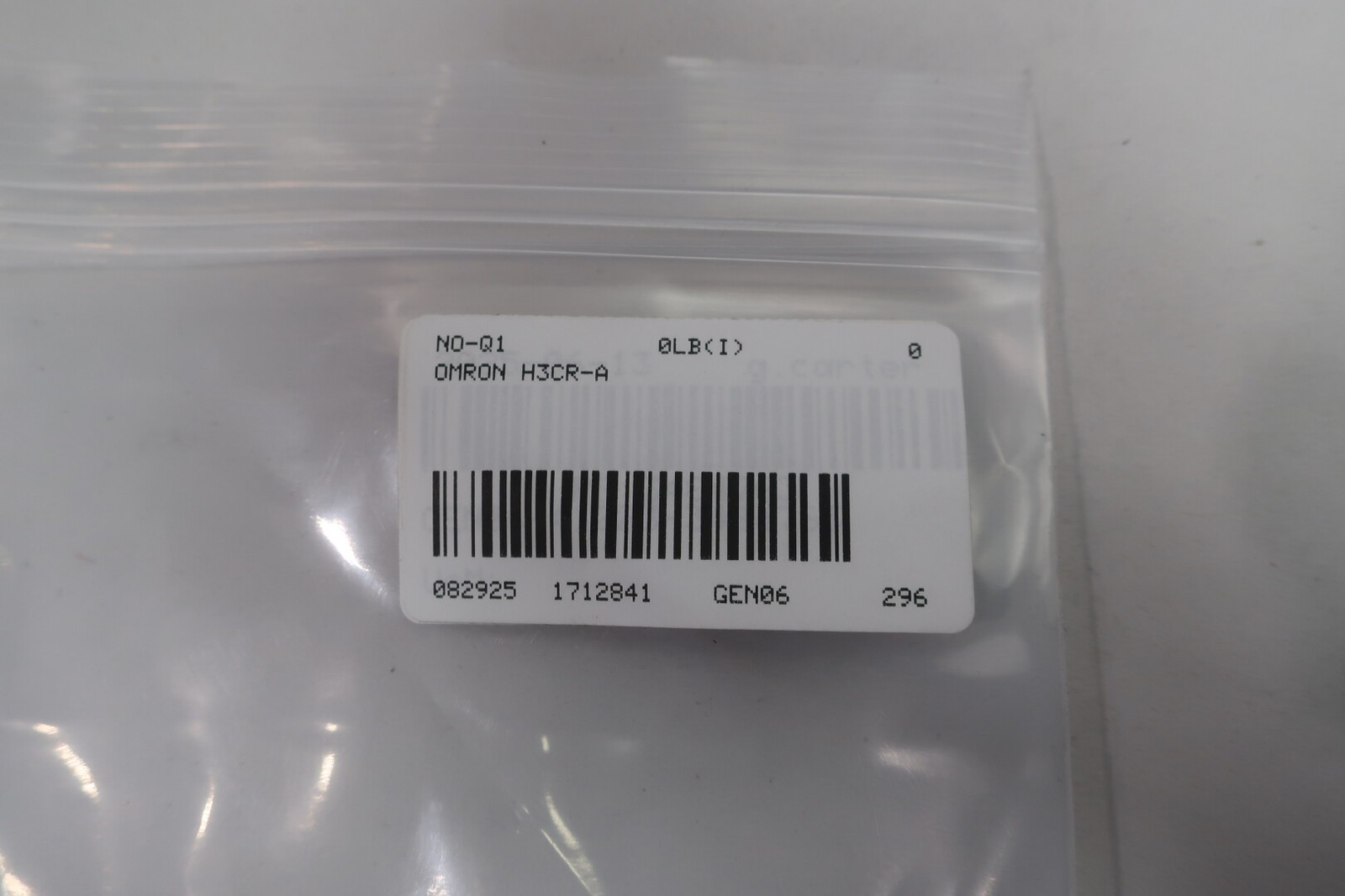 Omron H3CR-A Timer 0-1.2min 100-125v-dc 100-240v-ac